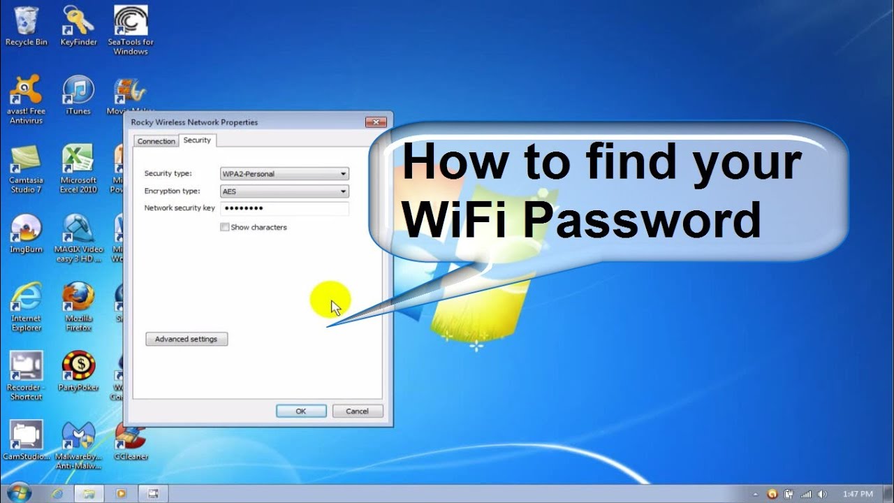 find wifi password through ethernet